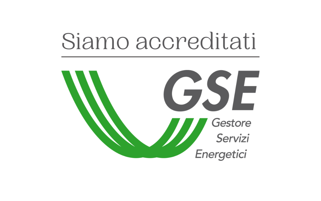 Logo GSE Gestore Servizi Energetici - installatore accreditato
